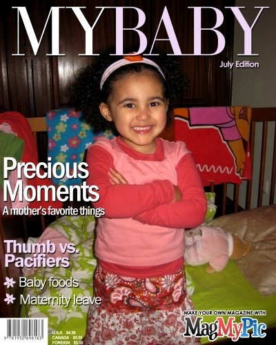 Rafaela, forged cover of magazine "MYBABY"
