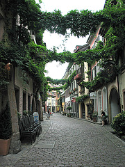 Gasse in Freiburg