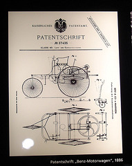 Benz Motorwagen Patentschrift