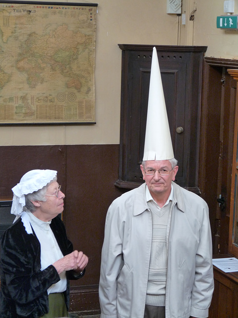 Wearing the Dunce's Cap!