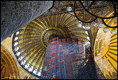 Hagia Sofia restoration....