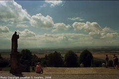 View from sv. Kopecek, Picture 2, Samotisky, Olomouc, Olomoucky Kraj, Moravia (CZ), 2008