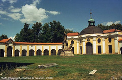 Bazilika Courtyard, Samotisky, Olomouc, Olomoucky Kraj, Moravia (CZ), 2008