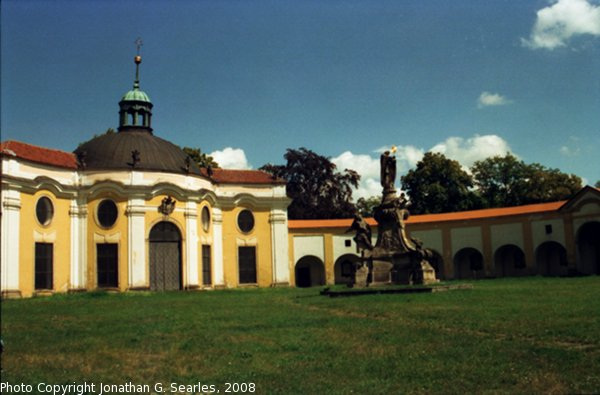 Bazilika Courtyard, Picture 6, Samotisky, Olomouc, Olomoucky Kraj, Moravia (CZ), 2008