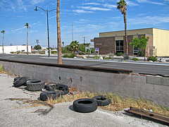 Tires Dumped Across From 66321 Pierson Blvd - Between 66292 and 66338 Pierson Blvd
