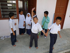 Excited Children at Mujong Primary Boarding School