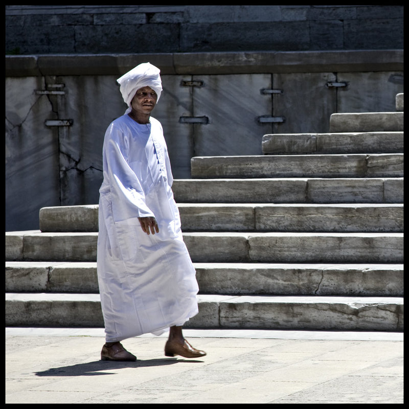 white turban........