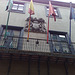 Pamplona: detalle de fachada en C/ Mayor.