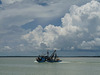 Big Clouds over the South China Sea and Trawler