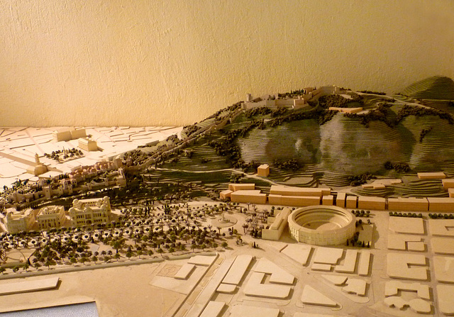 Model of Alcazaba and Gibralfaro