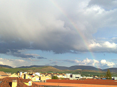 Arco iris en Mutilva Alta.