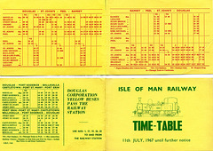 Isle of Man timetables 1967