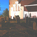 Église & cimetière de soir - Båstad -  Suède /  Sweden.   Octobre 2008