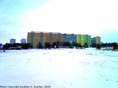 Sidliste Krc in the Snow, High-Saturation Version, Prague, CZ, 2009