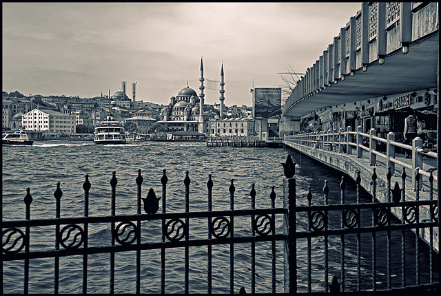 Galata bridge - duotone Galata bridge - duotone