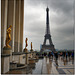 Statues du Palais de Chaillot et Tour Eiffel