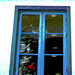 Maison aux fenêtres reflectives / Windows reflections house - Båstad /  Suède - Sweden.   21-10-2008  - Postérisée