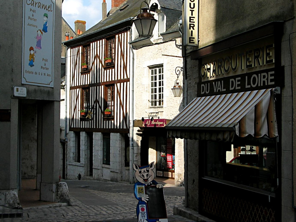 Gasse in Beaugency - Loiretal