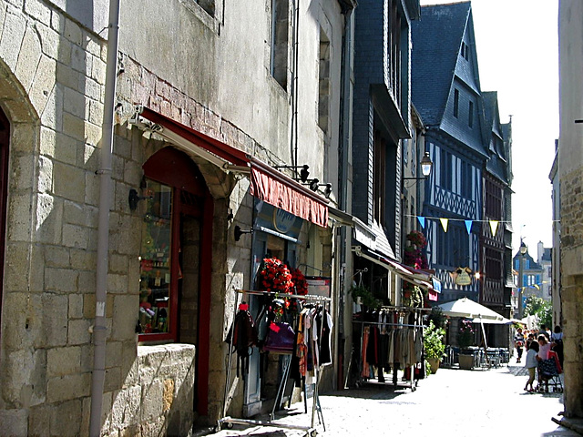 Gasse in Quimper - Bretagne
