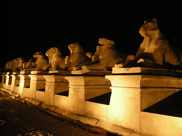 Illumination Karnak-Tempel