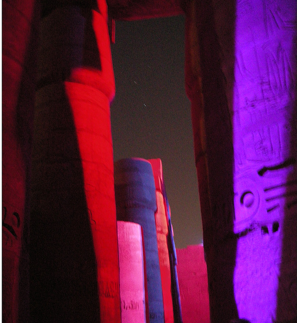 Illumination Karnak-Tempel