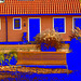 Båstad  /  Suède - Sweden.  25 octobre 2008 -  Négatif de négatif  avec changement de couleurs