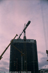 City Tower Construction, Pankrac, Prague, CZ, 2008