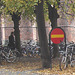 Église et vélos /  Church & bikes scenery  -  Helsingborg / Suède - Sweden.  22 octobre 2008