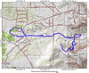 Mesa Hike map
