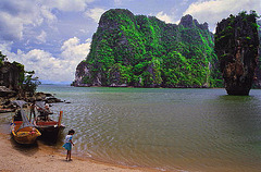 Khao Phing Kan and Koh Tapu the James Bond Island 1987