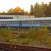 Duo de wagons bleus /   Blue wagons duo  -  Ängelholm /  Suède / Sweden  -  23 octobre 2008