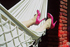 Lady Roxy avec permission - Douce relaxation en talons hauts roses /  Relaxing in pink heels