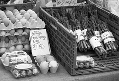 Local free range and organic produce on sale in Ledbury