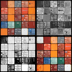 container mosaic