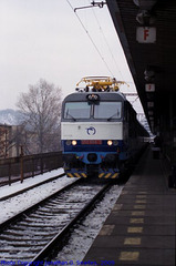 ZSSK #350006-3 Arriving at Nadrazi Holesovice, Picture 2, Prague, CZ, 2009