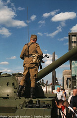 Preserved T-54 Tank, Picture 2, Prague, CZ, 2008