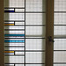 ein Treppenhausfenster im City Hotel Delmenhorst