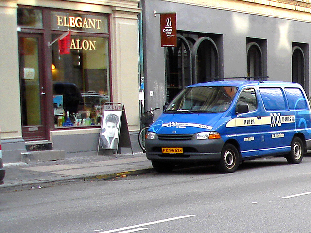 Camion bleu APJ  - Copenhague  / 20 octobre 2008
