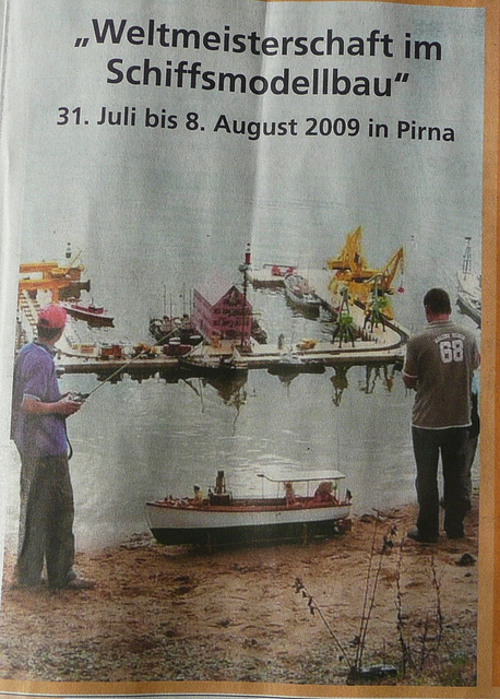 Weltmeisterschaft im Schiffsmodellbau - 2009