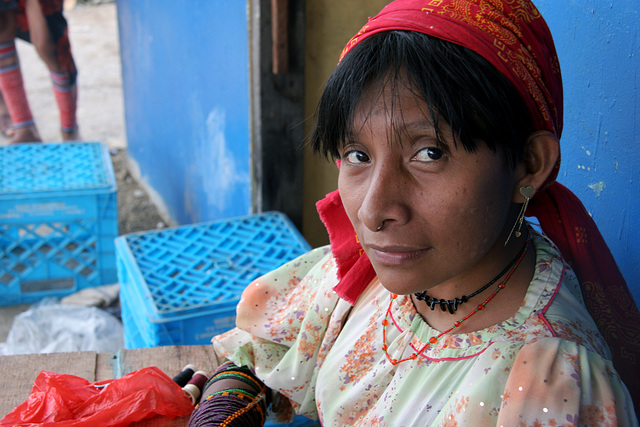 Kuna Woman, Colombie Kuna Woman, Colombie