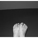 Les beaux Pieds de mon amie Christiane / Christiane's sexy feet - Pédicure- N & B