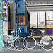 Regard sur vélos suédois / Handlesbanken Swedish Bikes eyesight  /  Ängelholm en Suède - Sweden .  23 octobre 2008- Effet de négatif
