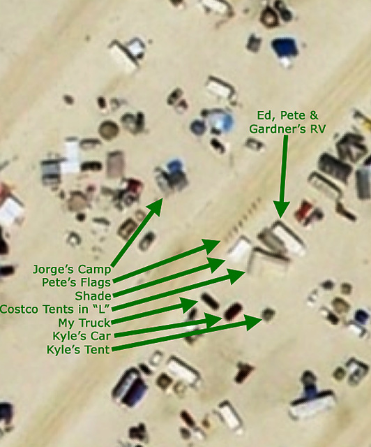Burning Man - Our Camp - annotated