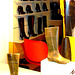 Étalage podoérotique danois / Helsingor store window footwears display .   Helsingor - Danemark / Denmark .  24-10-08