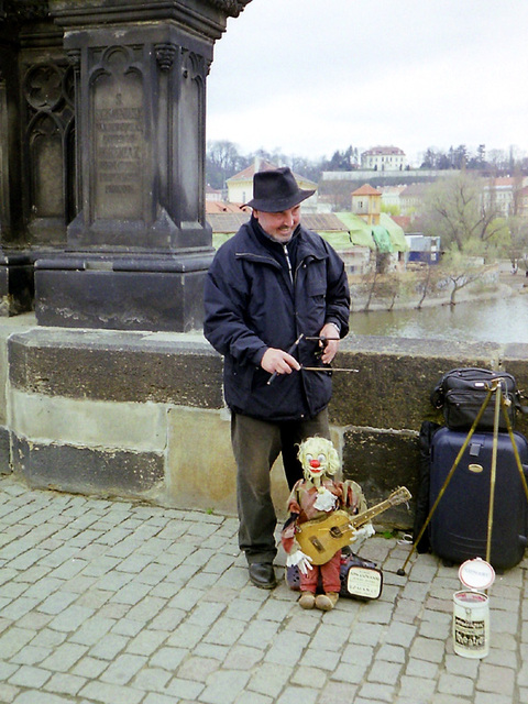 Prag Marionettenspieler