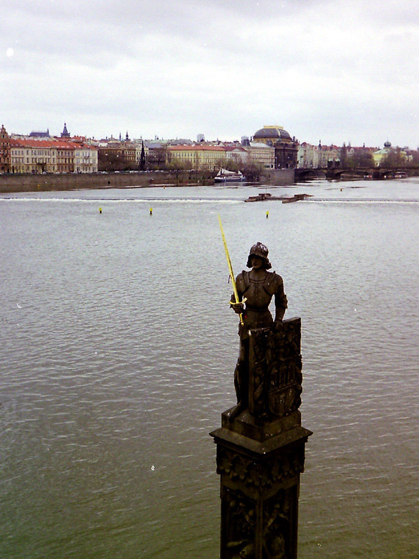 Statue im Wasser