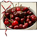 I love♥  red cherries