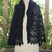 black lace shawl