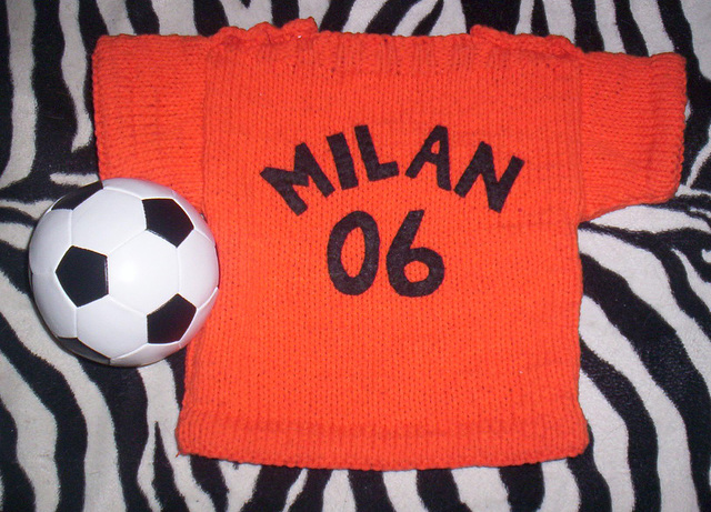 baby jumper for Milan - back
