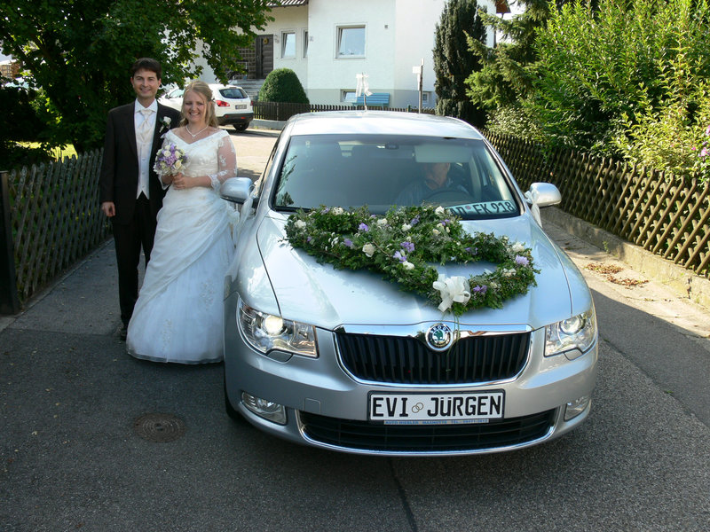 Das Hochzeitsauto